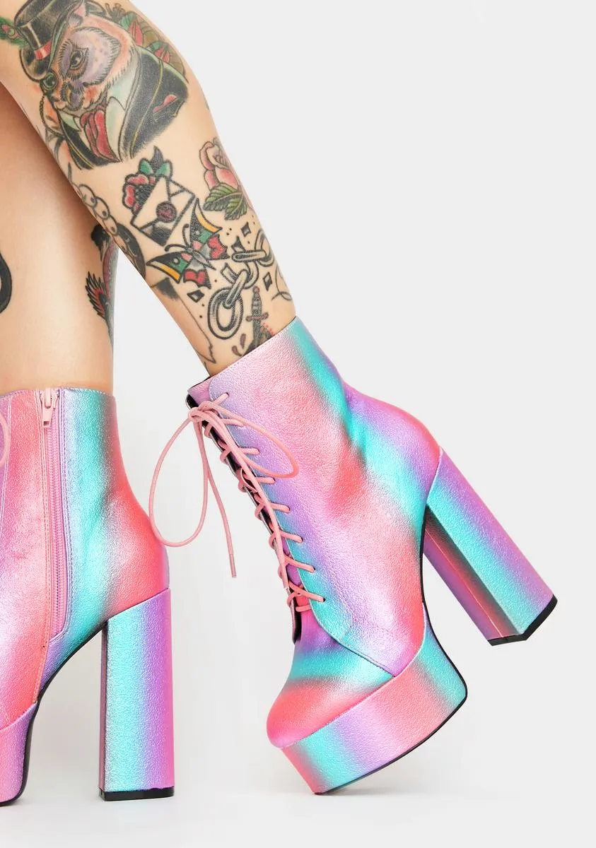 Femme Flair Platform Boots-