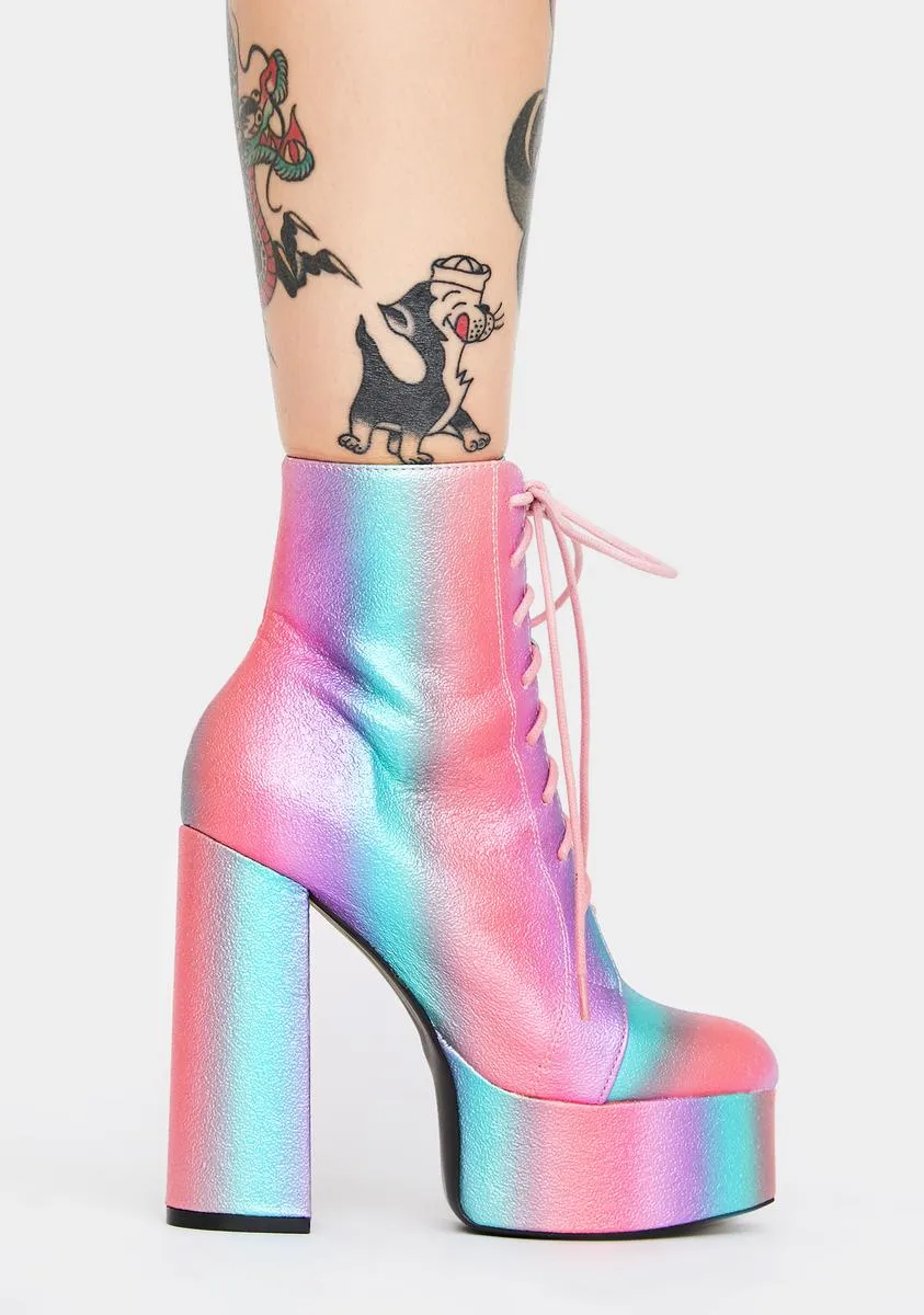 Femme Flair Platform Boots-