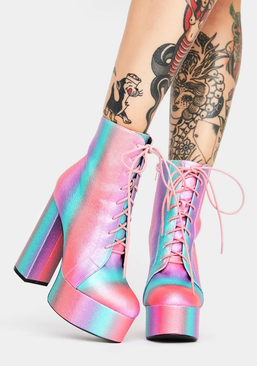 Femme Flair Platform Boots-