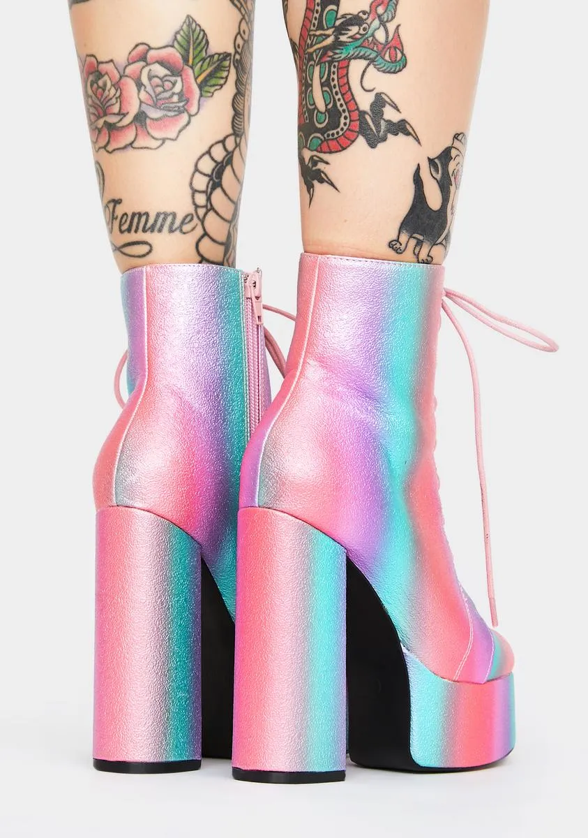 Femme Flair Platform Boots-